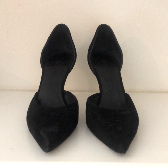 Black suede Vince heels - Picture 2 of 3